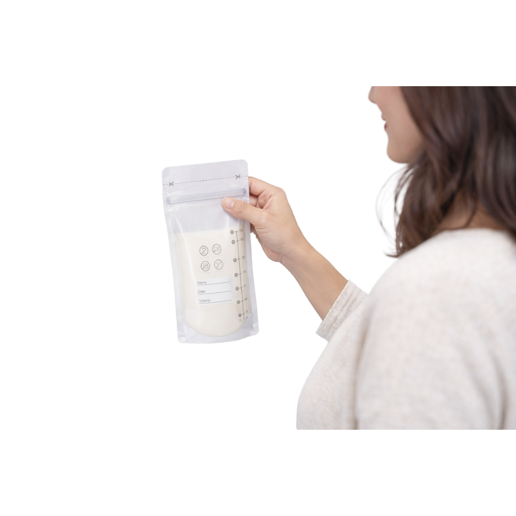 this breast milk storage bag
