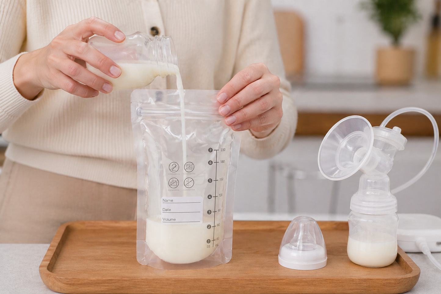 this breast milk storage bag